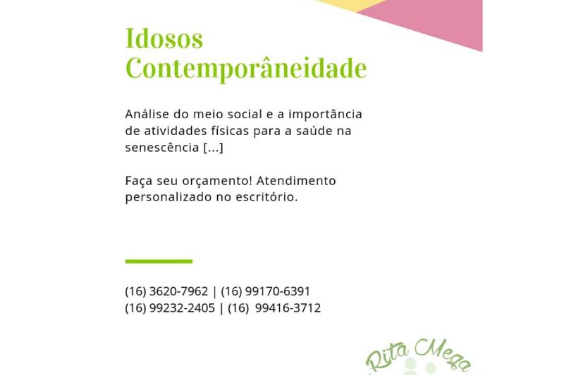 Idosos Contemporâneidade